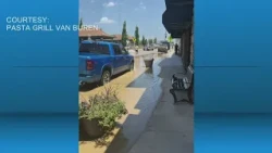 Section of Main Street closed in Downtown Van Buren after water main break